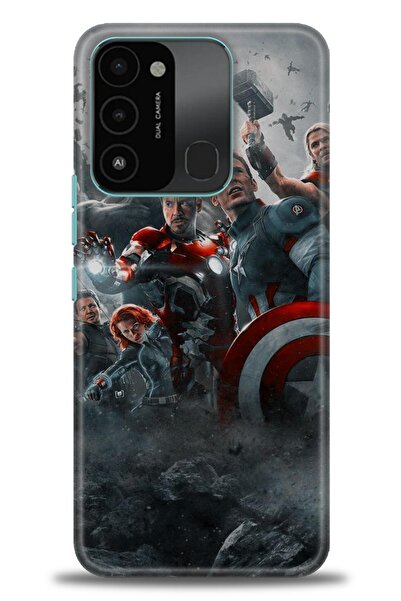 kılıfevreni غطاء متوافق مع هاتف Tecno Spark 8C A+ Plus HD مطبوع - غطاء من الس...