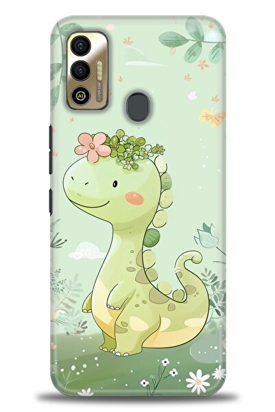 kılıfevreni غطاء متوافق مع هاتف Tecno Spark 7T A+ Plus HD مطبوع - غطاء من الس...