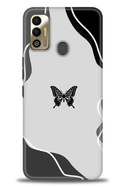 Rulet Aksesuar Tecno Spark 7t Compatible Hd Printed Silicone Case + Ceramic S...