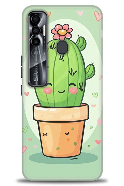 kılıfevreni غطاء متوافق مع هاتف Tecno Spark 7 Pro A+ Plus غطاء HD مطبوع - غطا...