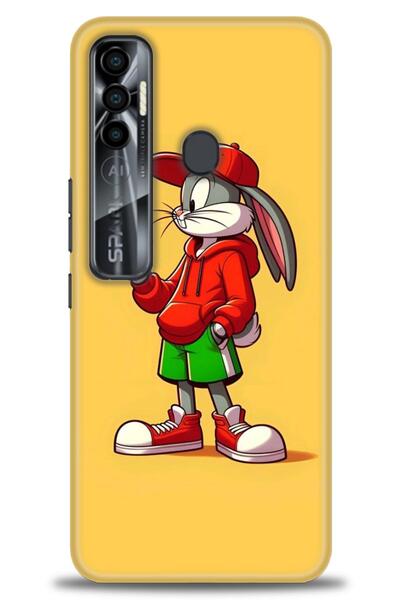 kılıfevreni غطاء متوافق مع هاتف Tecno Spark 7 Pro A+ Plus غطاء HD مطبوع - غطا...