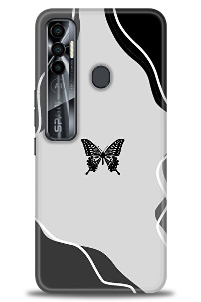 kılıfevreni غطاء متوافق مع هاتف Tecno Spark 7 Pro A+ Plus غطاء HD مطبوع - غطا...