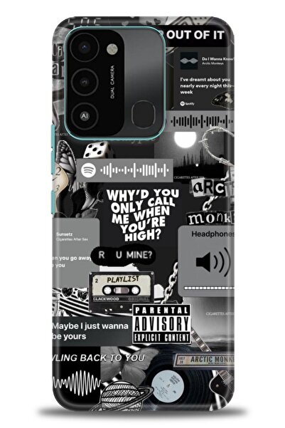 kılıfevreni غطاء متوافق مع هاتف Tecno Spark 8C A+ Plus HD مطبوع - غطاء من الس...