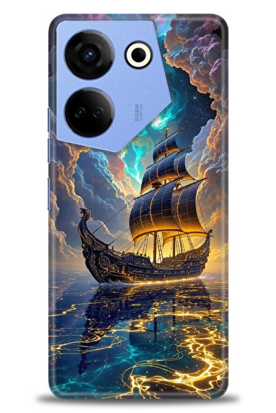 kılıfevreni حافظة متوافقة مع هاتف Tecno Camon 20 Pro 5G + واقي شاشة سيراميك غ...