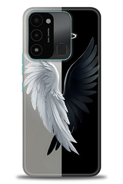 kılıfevreni غطاء متوافق مع هاتف Tecno Spark 8C A+ Plus HD مطبوع - غطاء من الس...