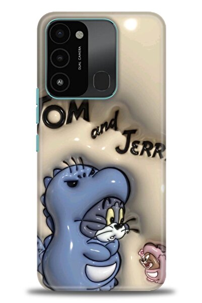 kılıfevreni غطاء متوافق مع هاتف Tecno Spark 8C A+ Plus HD مطبوع - غطاء من الس...