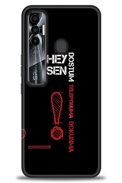 kılıfevreni غطاء متوافق مع هاتف Tecno Spark 7 Pro A+ Plus غطاء HD مطبوع - غطا...