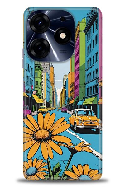 kılıfevreni غطاء متوافق مع هاتف Tecno Spark 10 Pro A+ Plus غطاء HD مطبوع - غط...