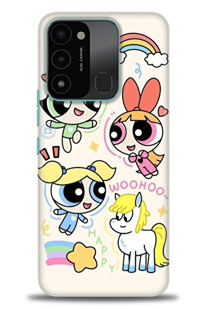 kılıfevreni غطاء متوافق مع هاتف Tecno Spark 8C A+ Plus HD مطبوع - غطاء من الس...