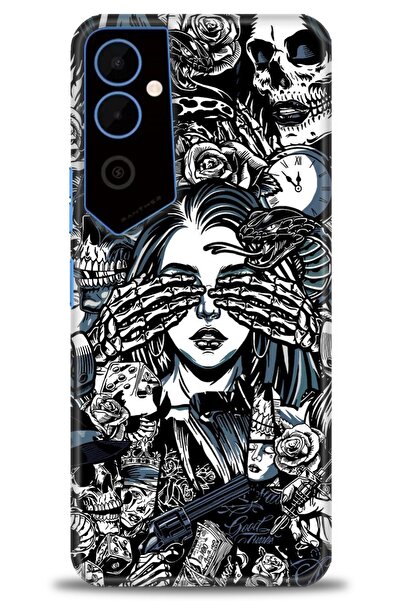 kılıfevreni غطاء تكنو بوفا نيو 2 متوافق مع A+ Plus غطاء HD مطبوع - غطاء سيليك...