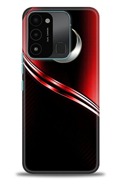 kılıfevreni غطاء متوافق مع هاتف Tecno Spark 8C A+ Plus HD مطبوع - غطاء من الس...