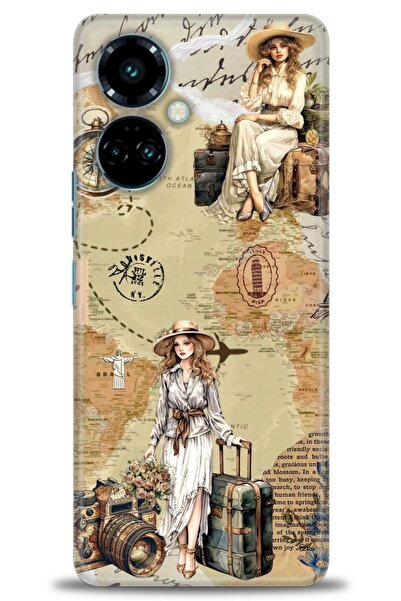 kılıfevreni حافظة متوافقة مع هاتف Tecno Camon 19 Pro + واقي شاشة سيراميك غير ...