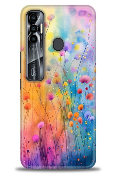 kılıfevreni غطاء متوافق مع هاتف Tecno Spark 7 Pro A+ Plus غطاء HD مطبوع - غطا...