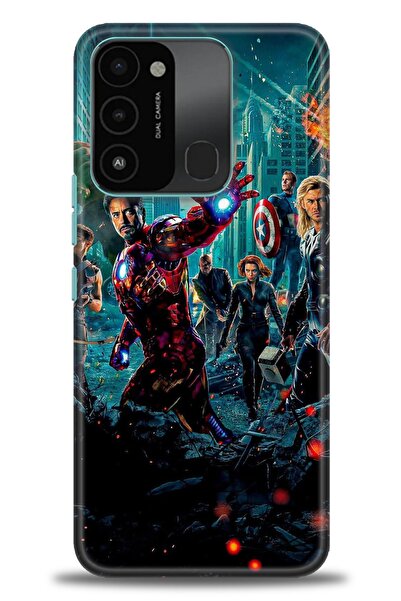 kılıfevreni غطاء متوافق مع هاتف Tecno Spark 8C A+ Plus HD مطبوع - غطاء من الس...