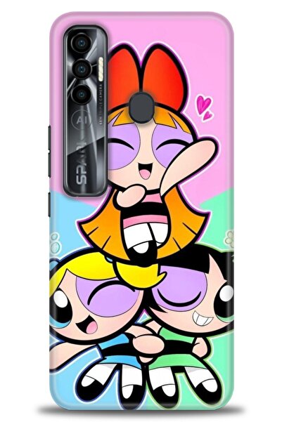 kılıfevreni غطاء متوافق مع هاتف Tecno Spark 7 Pro A+ Plus غطاء HD مطبوع - غطا...