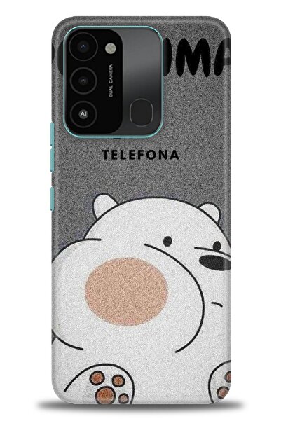 kılıfevreni غطاء متوافق مع هاتف Tecno Spark 8C A+ Plus HD مطبوع - غطاء من الس...