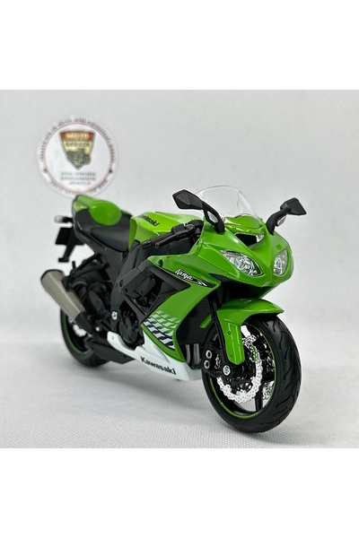 Maisto Diecast Kawasaki Ninja ZX-10R 1:12 Diecast Maket Motor – Lisanslı Metal Model Motosiklet