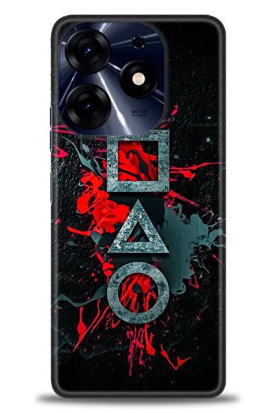 kılıfevreni غطاء متوافق مع هاتف Tecno Spark 10 Pro A+ Plus غطاء HD مطبوع - غط...