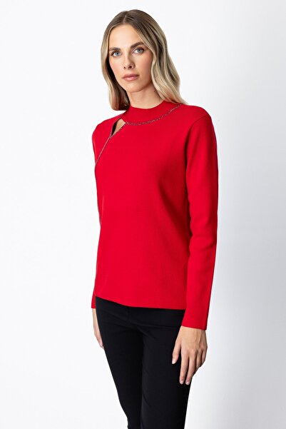 ON Window Detailed Stone Sweater -65372