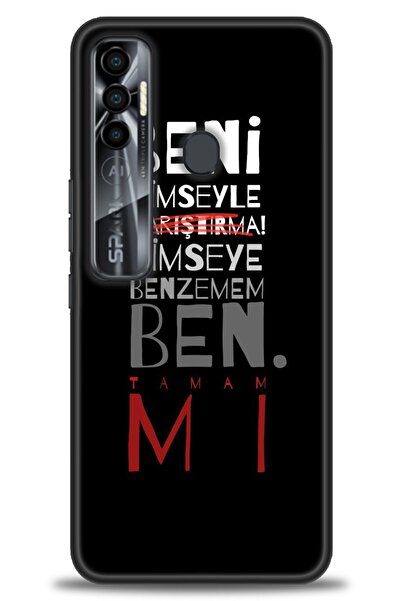 kılıfevreni غطاء متوافق مع هاتف Tecno Spark 7 Pro A+ Plus غطاء HD مطبوع - غطا...