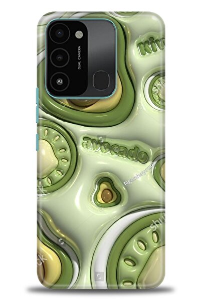 kılıfevreni غطاء متوافق مع هاتف Tecno Spark 8C A+ Plus HD مطبوع - غطاء من الس...