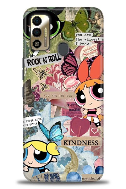 kılıfevreni غطاء متوافق مع هاتف Tecno Spark 7T A+ Plus غطاء HD مطبوع - غطاء م...