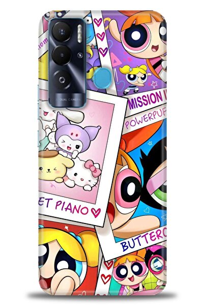 kılıfevreni غطاء تكنو بوفا نيو المتوافق مع A+ Plus غطاء HD مطبوع - غطاء سيليك...