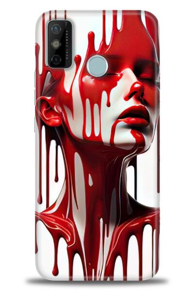 kılıfevreni غطاء متوافق مع هاتف Tecno Spark 6 Go A+ Plus غطاء HD مطبوع - غطاء...