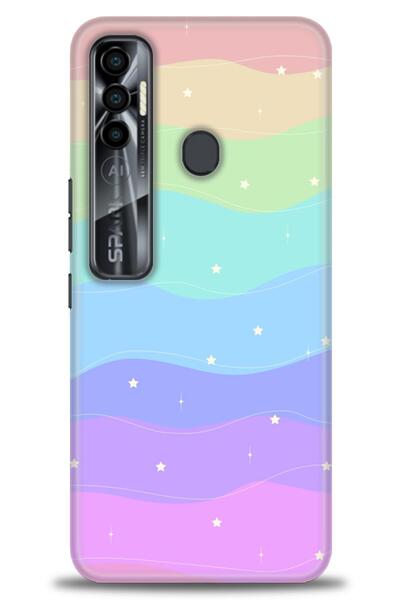 kılıfevreni غطاء متوافق مع هاتف Tecno Spark 7 Pro A+ Plus غطاء HD مطبوع - غطا...