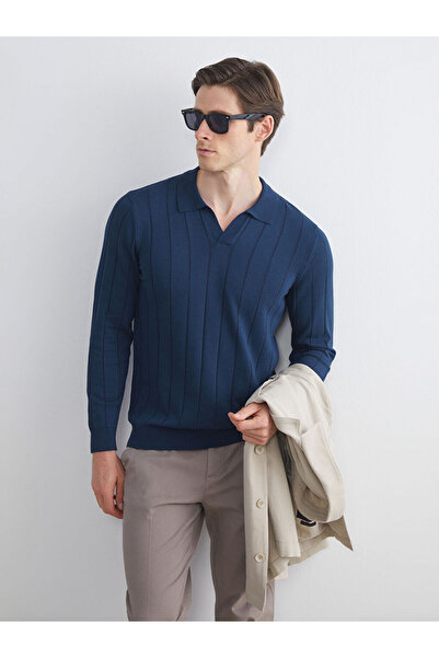 LC Waikiki Sparkling Choices from Shining Store |   Polo Neck Men's Knitwear Sweater