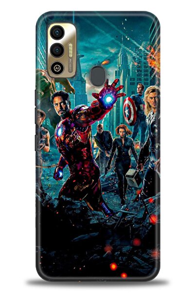 kılıfevreni غطاء متوافق مع هاتف Tecno Spark 7T A+ Plus غطاء HD مطبوع - غطاء م...