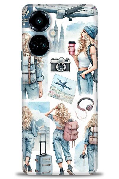 kılıfevreni غطاء متوافق مع هاتف Tecno Camon 19 Pro A+ Plus غطاء HD مطبوع - غط...