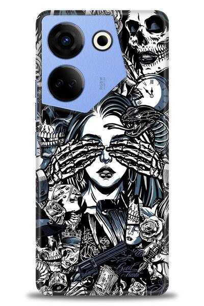 kılıfevreni حافظة تكنو كامون 20 برو 4G متوافقة مع A+ بلس + واقي شاشة سيراميك ...