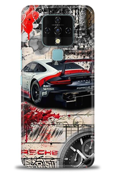 kılıfevreni حافظة متوافقة مع هاتف Tecno Camon 16 A+ Plus + واقي شاشة سيراميك ...