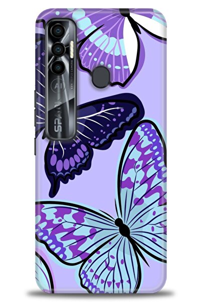 kılıfevreni غطاء متوافق مع هاتف Tecno Spark 7 Pro A+ Plus غطاء HD مطبوع - غطا...