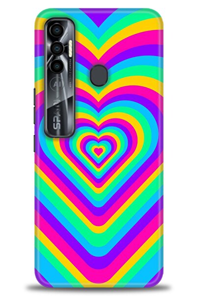 kılıfevreni غطاء متوافق مع هاتف Tecno Spark 7 Pro A+ Plus غطاء HD مطبوع - غطا...