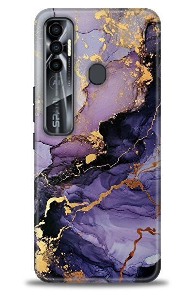 kılıfevreni غطاء متوافق مع هاتف Tecno Spark 7 Pro A+ Plus غطاء HD مطبوع - غطا...