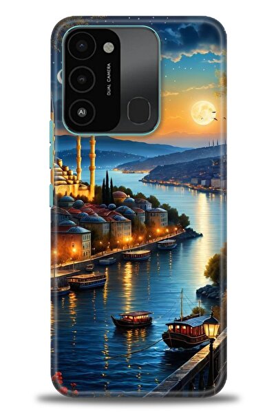 kılıfevreni غطاء متوافق مع هاتف Tecno Spark 8C A+ Plus HD مطبوع - غطاء من الس...