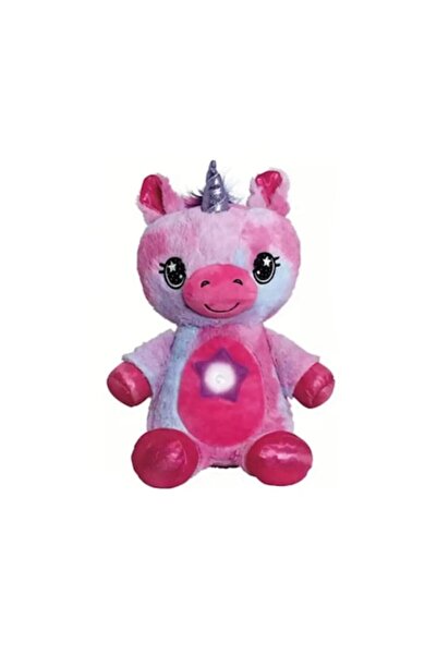Creative World Toys Unicorn de pluș cu proiecție și animații, violet, 40 cm