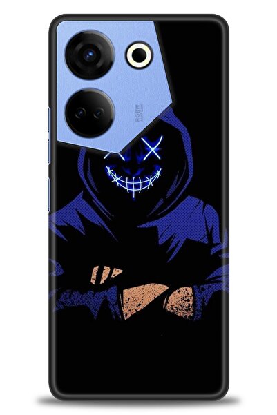 Rulet Aksesuar Tecno Camon 20 Pro 4g Compatible Hd Printed Silicone Case + Ce...