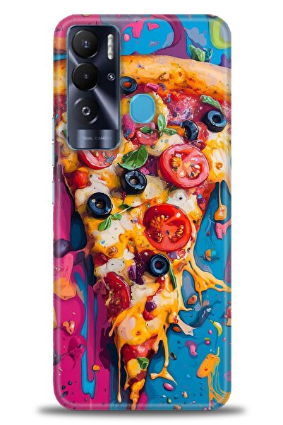 kılıfevreni غطاء تكنو بوفا نيو المتوافق مع A+ Plus غطاء HD مطبوع - غطاء سيليك...