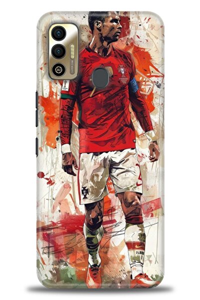 kılıfevreni غطاء متوافق مع هاتف Tecno Spark 7T A+ Plus HD مطبوع - غطاء من الس...