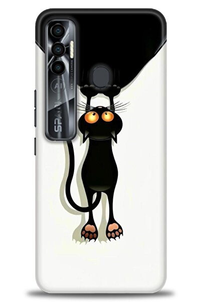 kılıfevreni غطاء متوافق مع هاتف Tecno Spark 7 Pro A+ Plus غطاء HD مطبوع - غطا...