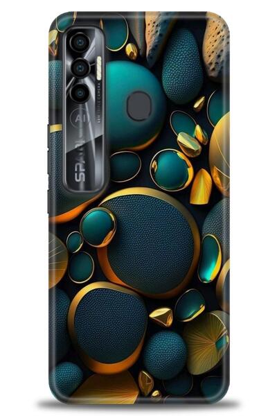 kılıfevreni غطاء متوافق مع هاتف Tecno Spark 7 Pro A+ Plus غطاء HD مطبوع - غطا...