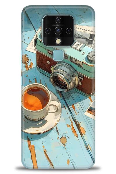 kılıfevreni حافظة متوافقة مع هاتف Tecno Camon 16 A+ Plus + واقي شاشة سيراميك ...