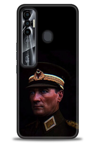 kılıfevreni غطاء متوافق مع هاتف Tecno Spark 7 Pro A+ Plus غطاء HD مطبوع - غطا...