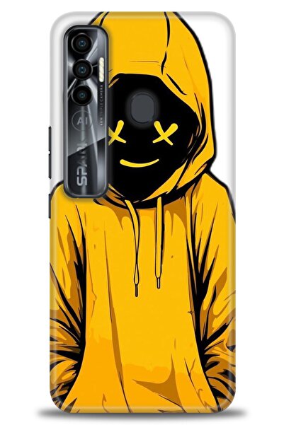 kılıfevreni غطاء متوافق مع هاتف Tecno Spark 7 Pro A+ Plus غطاء HD مطبوع - غطا...