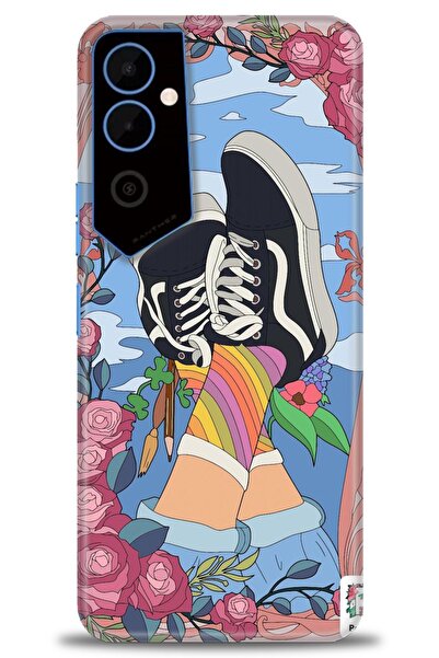 kılıfevreni غطاء تكنو بوفا نيو 2 متوافق مع A+ Plus غطاء HD مطبوع - غطاء سيليك...