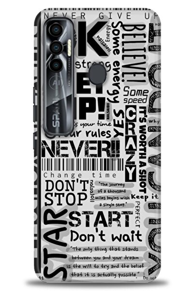 kılıfevreni غطاء متوافق مع هاتف Tecno Spark 7 Pro A+ Plus غطاء HD مطبوع - غطا...