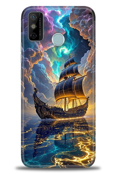 kılıfevreni غطاء متوافق مع هاتف Tecno Spark 6 Go A+ Plus غطاء HD مطبوع - غطاء...